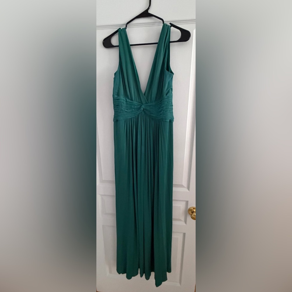 BCBGMaxAzria Teal Maxi Dress